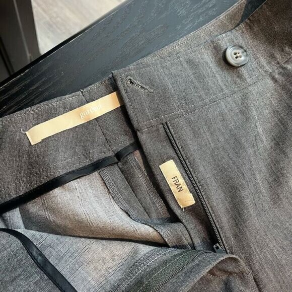 Gardeur Women's Fran Pinstripe Flat Front Trouser Dress Pants Gray Size 8 NWOT - Picture 8 of 12